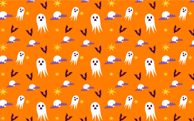 Spöklik Halloween mönster textur vektor