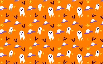 Spooky Halloween Pattern Texture Vector