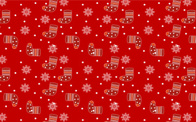 Vector de diseño de patrón de Navidad sin fin