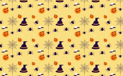 Vetor de fundo padrão de Halloween