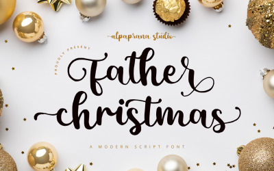 Jultomten - Modern Script Font