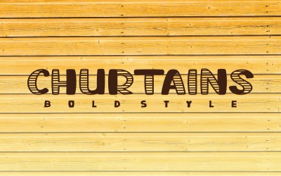 Churtains - Bold Display Fonts