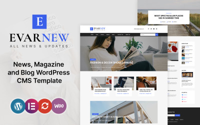EvarNew - WordPress-Theme für Nachrichtenmagazine