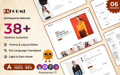 Laforme Mega Fashion, Kläder Skor, Skor Style Prestashop Store