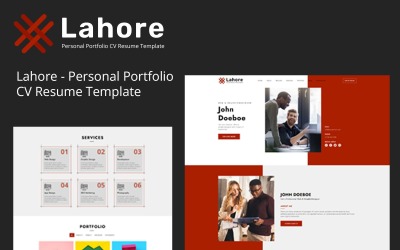 Lahore - CV-sjabloon voor persoonlijk portfolio⁸