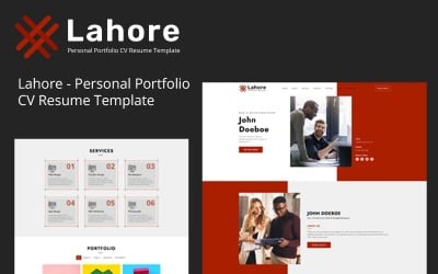 Lahore - Lebenslaufvorlage für persönliches Portfolio⁸