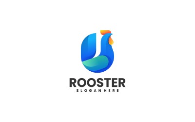 Rooster Gradient Logo Style 6