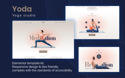Yoda Elementor Kit Wordpress Yoga Studio