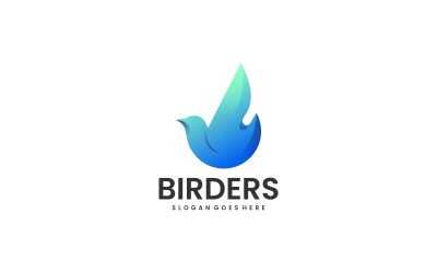 Bird Gradient Logo Style Vol.8