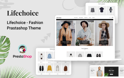 Lifechoice - Mode- och accessoarbutik PrestaShop-tema