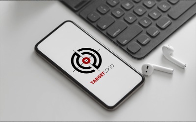 Logotipo de Target Premium - Logotipo de objetivo