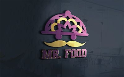 Mr. Food Logo Template For Restaurant And Food