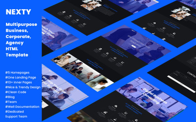 Nexty - Multipurpose Business, Corporate, Agency HTML Template