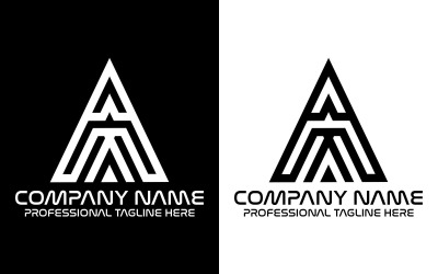 Nowa kreatywna architektura marki A - projekt logo litery