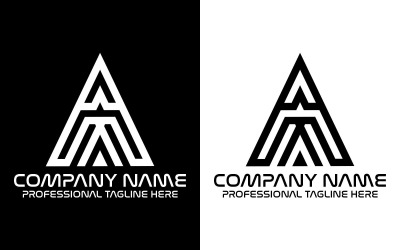 Új kreatív építészet A márka – Letter Logo Design