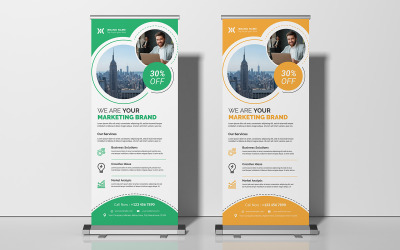 Business Roll Up Baner | Kreatywny i czysty projekt
