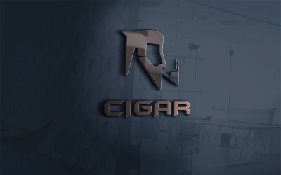 Cigar Shop Logo Template For Smoke Shop