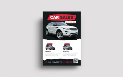Modernes Auto-Verkaufs-Flyer-Plakat-Design