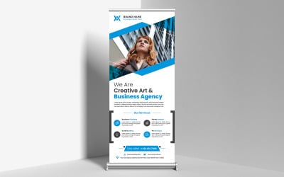 Roll Banner Creative Agency  | Corporate Identity Template