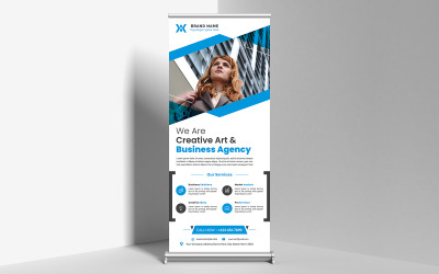 Roll Banner Creative Agency | Företagsidentitetsmall
