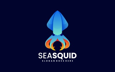 Sea Squid Gradient Logo-Stil