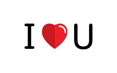 Love Vector Symbol Logo Design Mall Vector V11