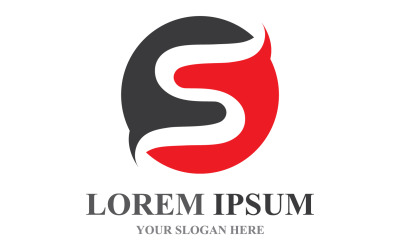 S Anfangsgeschäft Corporate LetterLlogo Design Vector V17