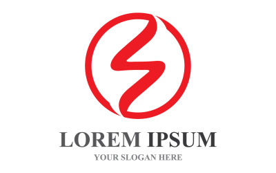 S İlk İş Kurumsal HarfLlogo Tasarım Vektörü V13