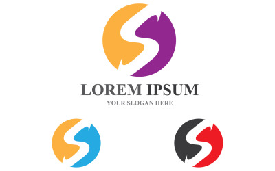 S Logo E Simbolo Azienda Nome Iniziale V5