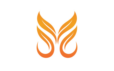 Fire Flame Vector Logo Hot Gas And Energy Symbol V50