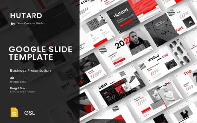 Hutard – бізнес-шаблон слайдів Google