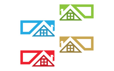 Maisons à vendre Logo Vector V25