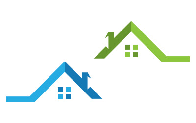 Maisons à vendre Logo Vector V2