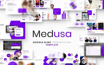 Meduza — biznesowy szablon slajdu Google