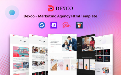 Dexco-Marketingagentur Html-Vorlage