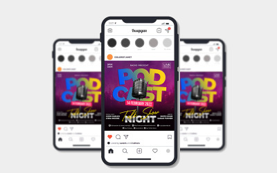 Podcast Flyer Template #3