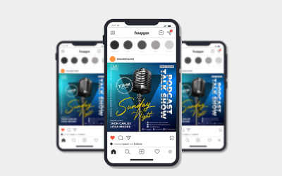 Podcast/Talkshow Broşür Şablonu #2