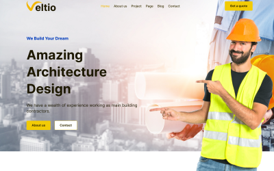 Veltio – Építészet és belső HTML5 sablon