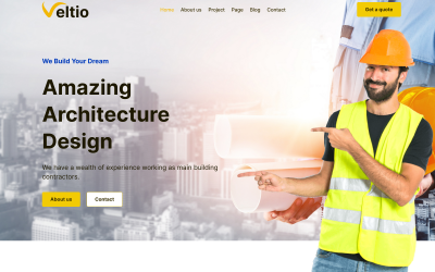 Veltio – HTML5-Vorlage für Architektur und Innenausstattung