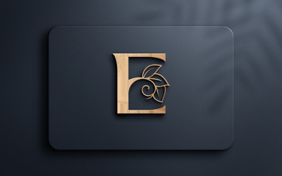 Буква Е Вензель Красота Дизайн Логотипа