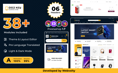 Digikey – Mega Electronic Super Store Premium Responsive Theme