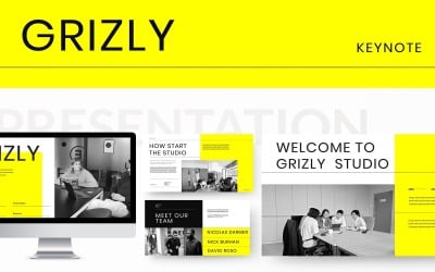 Grizly - Modello di nota chiave aziendale
