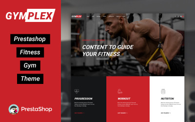 Gymplex — motyw PrestaShop dotyczący siłowni, fitnessu i sportu
