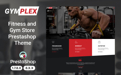 Gymplex – тема PrestaShop для тренажерного залу, фітнесу та спорту