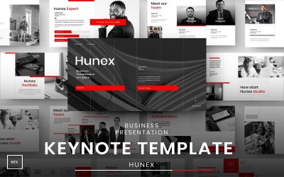 Hunex – Business-Keynote-Vorlage