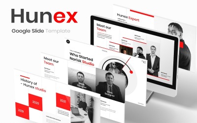 Hunex - Modello di diapositiva Google aziendale