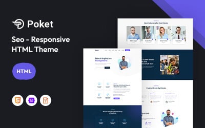 Poket – SEO responsiv webbplatsmall