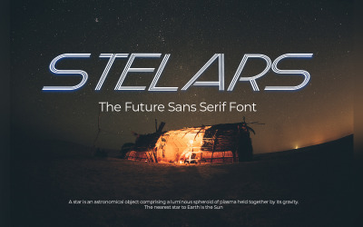Stelars - The Future Sans Serif Font