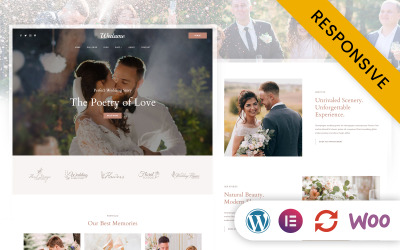Wedame - Elegantní plánovač svateb a událostí Elementor WordPress Téma