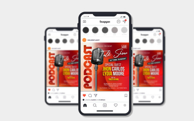 Návrh podcastu – šablona letáku č. 3